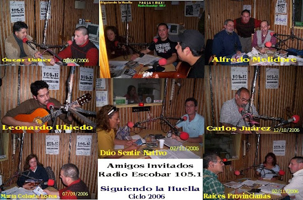 Amigos invitados a la Radio