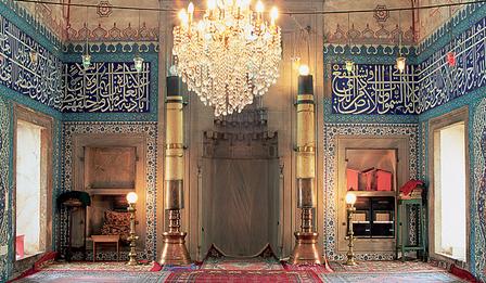 interior of atik valide mother of the old sultan mosque