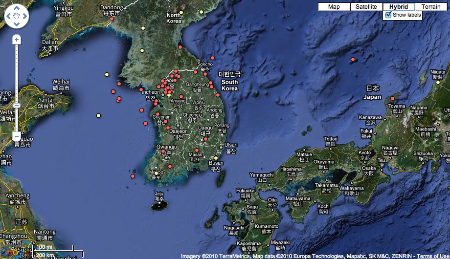 North Korea and South china north korea map. North Korea and South