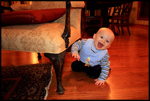 Ethan enjoying mommy crawling!