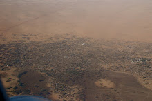 ZamZam camp on the outskirts of El Faher meets the desert