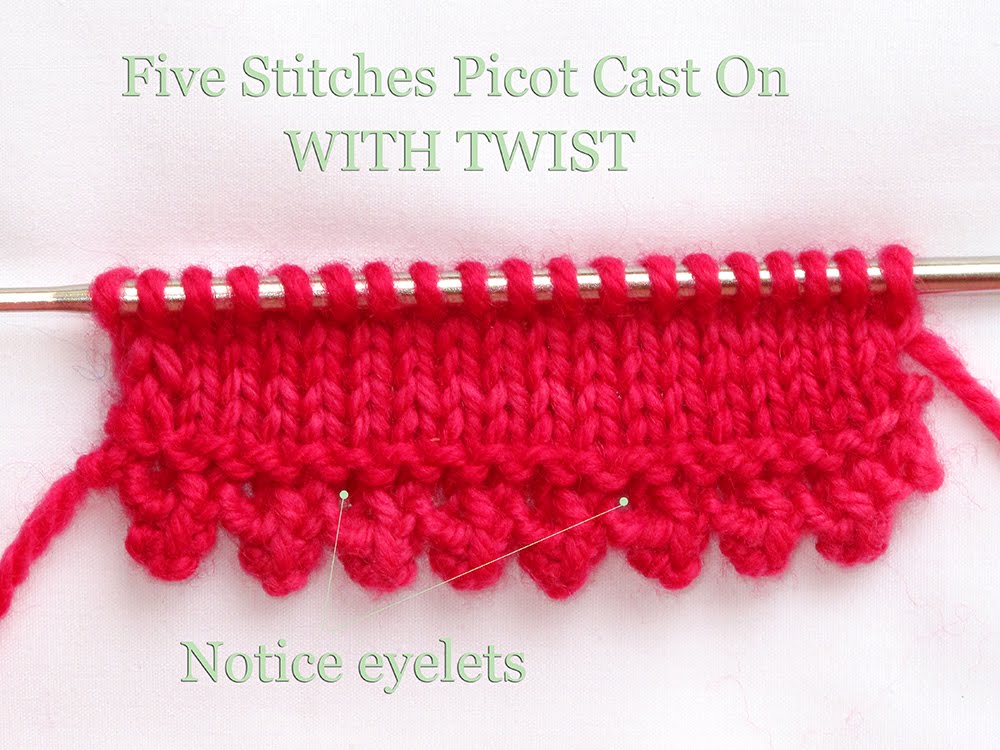 Heidi Bears The Pretty Picot Cast On...a Tutorial