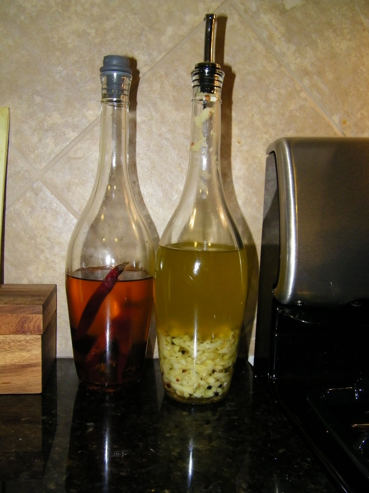 Learning As I Sew...bake, cut, and create Homemade Garlic Olive Oil