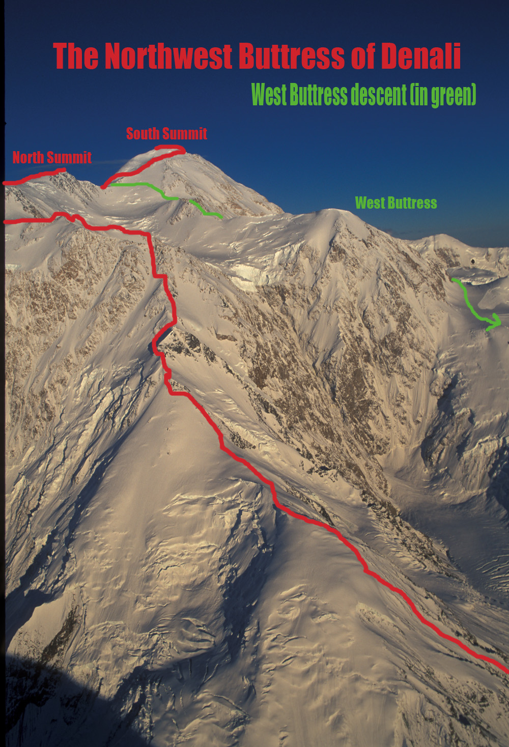 Mountain Trip Northwest Buttress of Denali