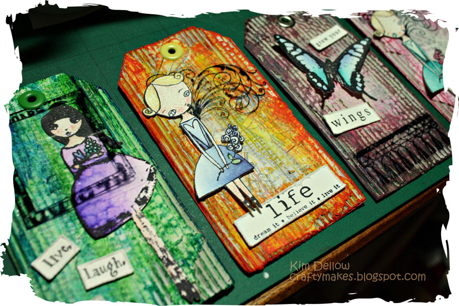 Mixed Media Tags Kim Dellow