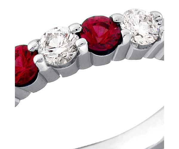 Diamond Ruby Ring