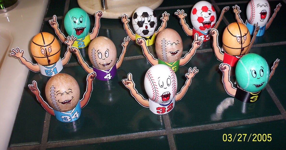 Painter's Place Easter Sports Eggs