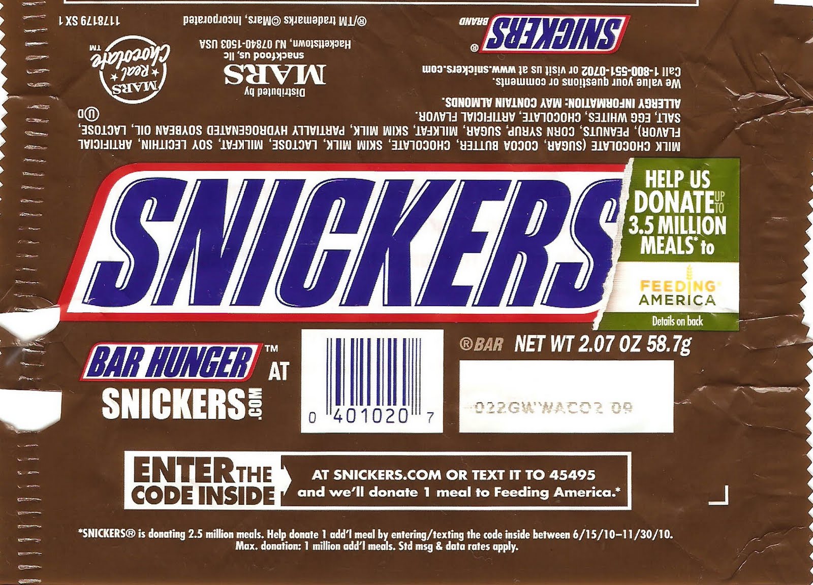 Snickers Wrapper