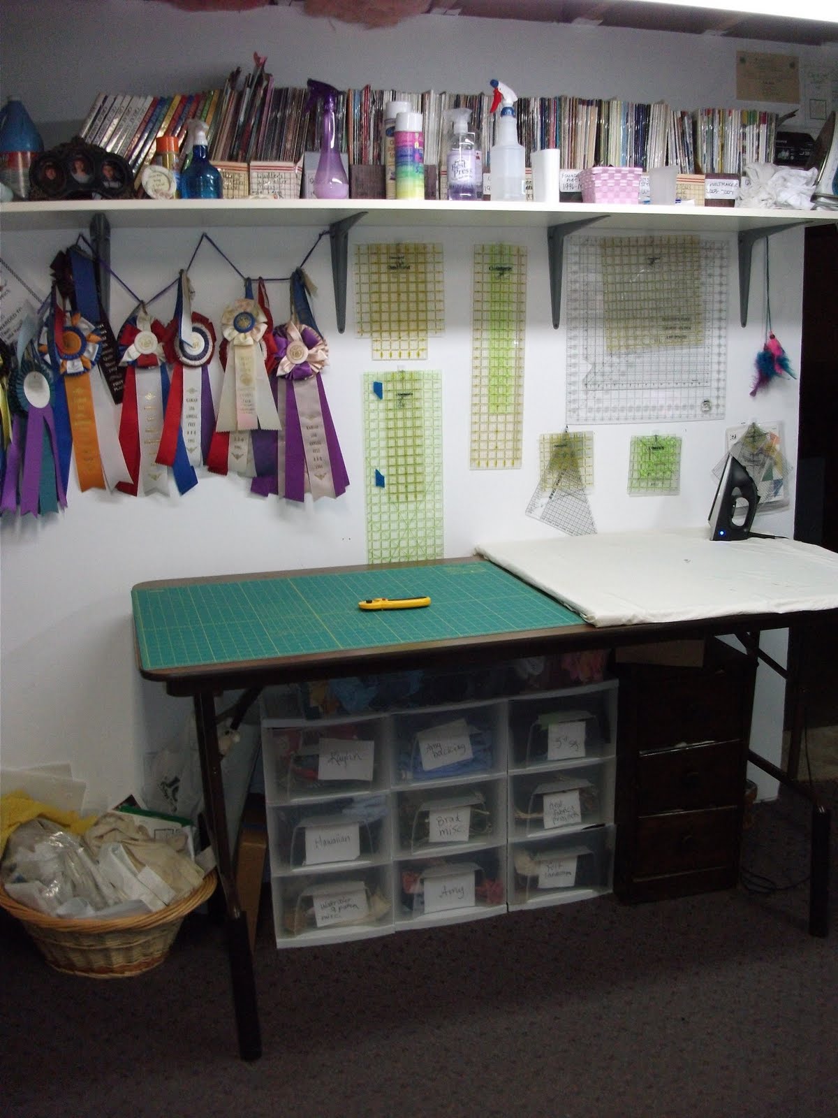 Idaho Quilter's Adventures Organized Sewing Room