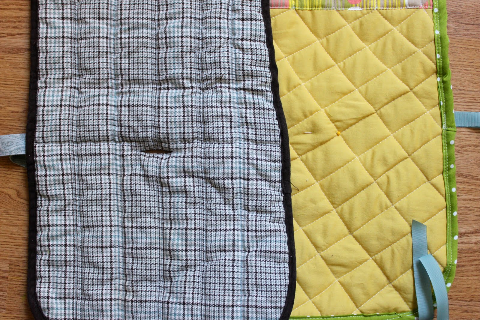 Smile and Wave High Chair Seat Cover Tutorial