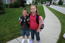 First day of school for the two youngest.