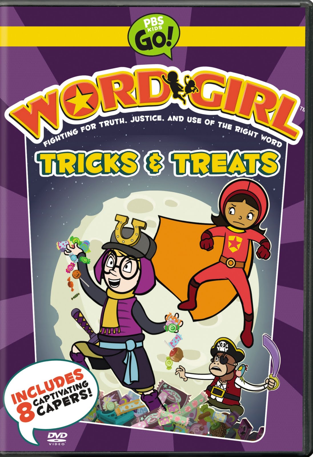 momma drama wordgirl tricks and treats dvd review word girl halloween