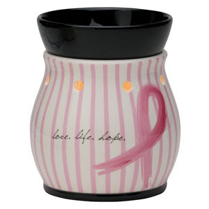 Scentsy Love, Life, Hope Breast Cancer Charity Warmer