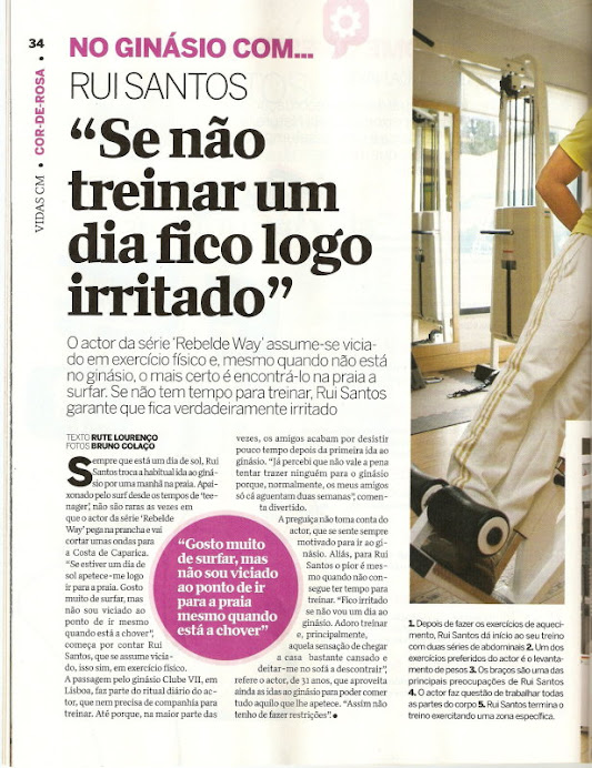 Artigo da Revista " Vidas"