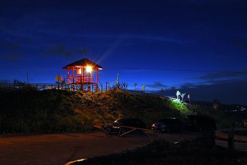 Lignon Hill at Night