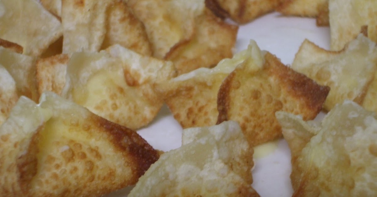 Around The Kitchen Table Fried Cream Cheese Wontons