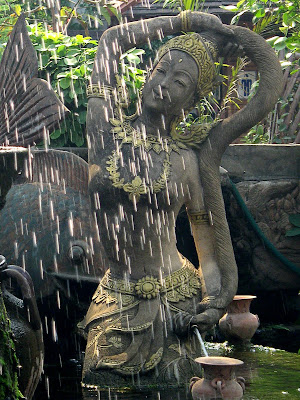 Phra Mae Thorani (Thai: พระแม่ธรณี) Thai Mother Earth Goddess