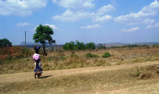 Woman carrying maize flour