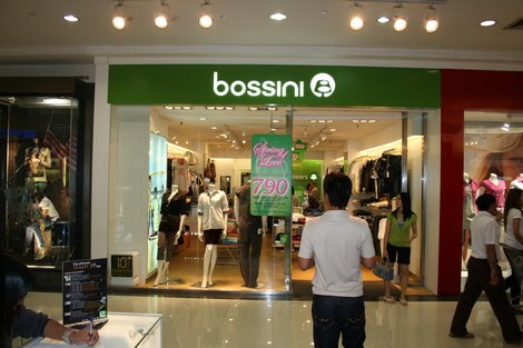 Bossini outlet in Bangkok.