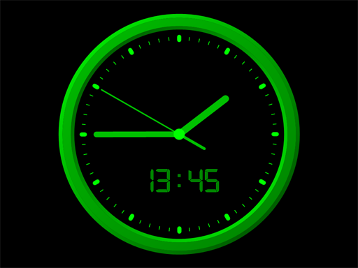 Digital Clock Screen Saver For Mac