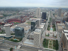 a view from the top of the Arch