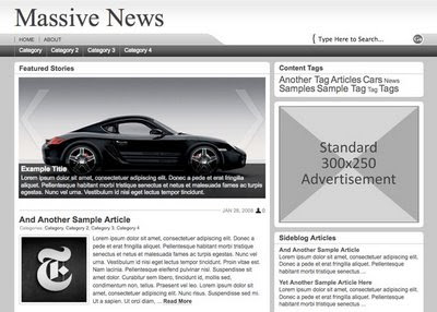 Massive News WP Theme from Press75