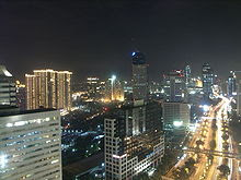 Jakarta, the capital of Indonesia and the country's largest commercial center