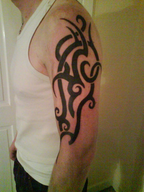 tribal tattoo sleeves. Tribal Sleeve Art Tattoos