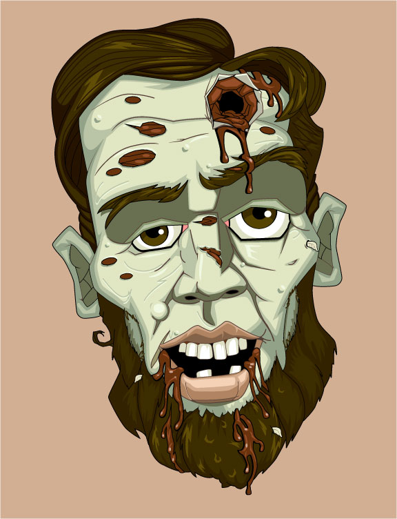 Abe Lincoln Zombie