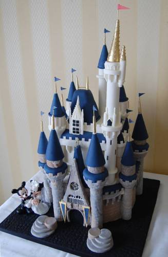  cake topper placed at the base of the cake Great for Disney enthusiasts 