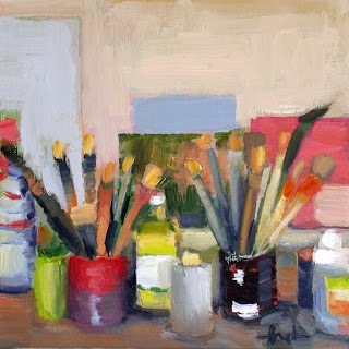 Brushes and Tins by Liza Hirst