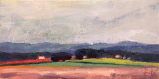 Landscape in the Riberacois by Liza Hirst
