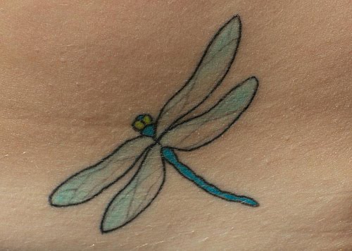 Dragonfly Tattoo Art. At 6:50 AM