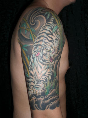 Japanese Tiger Tattoo Style Japanese Tiger Tattoo Style Arm Tattoo
