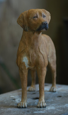Rhodesian Ridgeback sculpture Ridgeback art