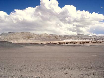 Entrada al campo de Piedra Pomez, desvio de unos 30km desde RP  43