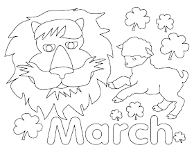 Images Magazine March Coloring Pages
