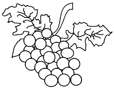 coloring pages of tweety. Grape Fruit Coloring Pages