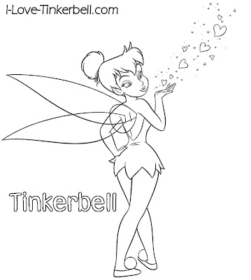 Tinkerbell Coloring Sheets on Tinkerbell Coloring Pages   Free Tinkerbell Coloring Pages   Draw