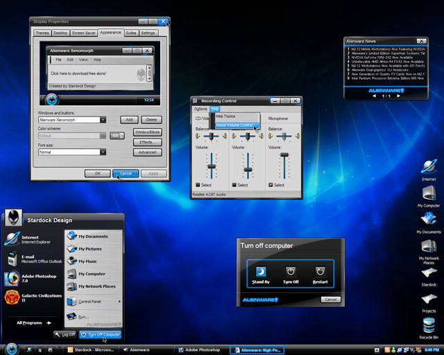 Download Tema Alien untuk windows XP640 Download Tema Alien untuk windows XP640