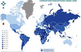 Índice mundial de percepção de corrupção - 2009