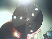 You can clearly see the wrong holes are not aligned- the lines show where they should have oriented from