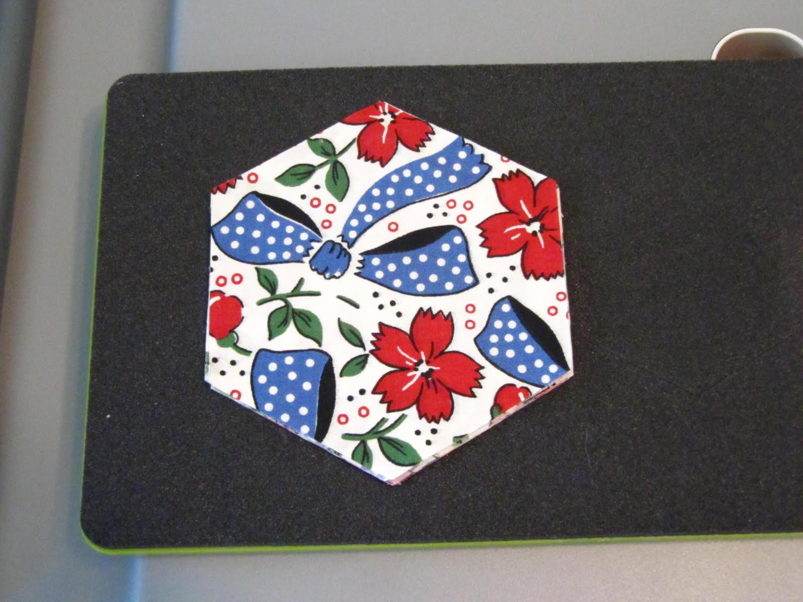 Sew Many Ways... Machine Sewing Hexagons...Half Hexies That Is