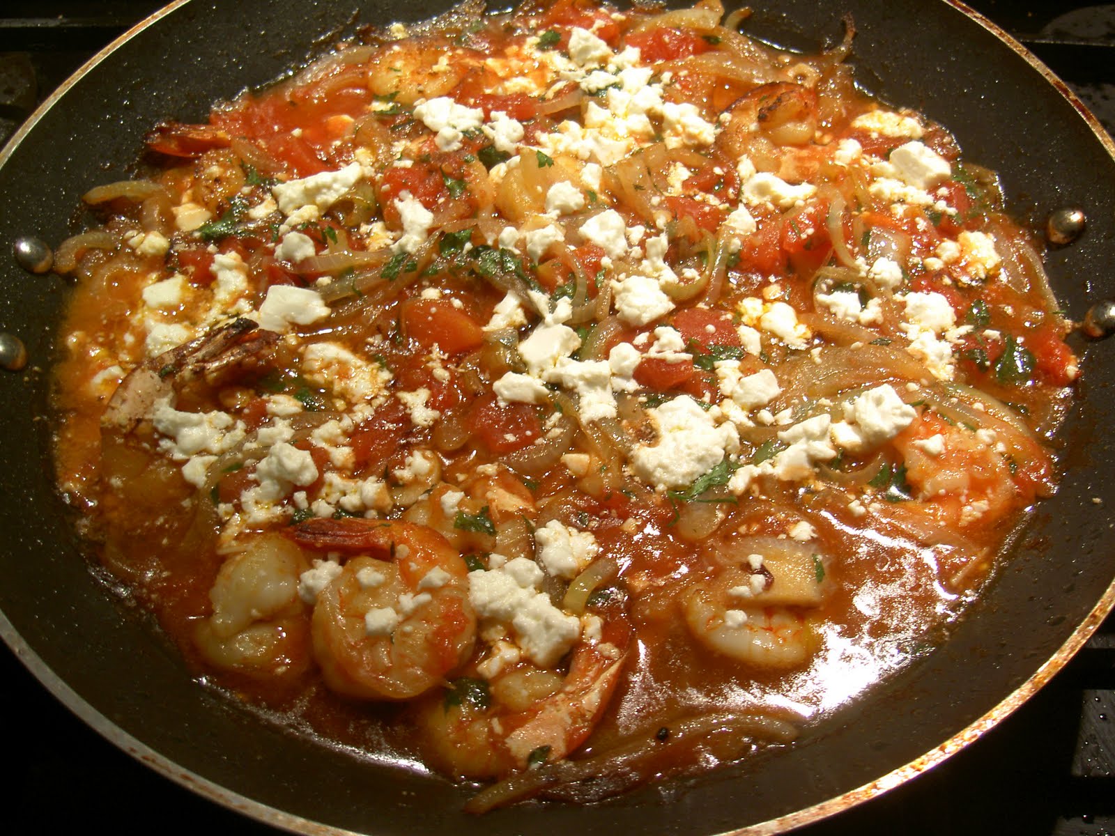Prawn Saganaki