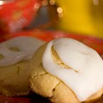 Ginger Cookies with Lemon Icing