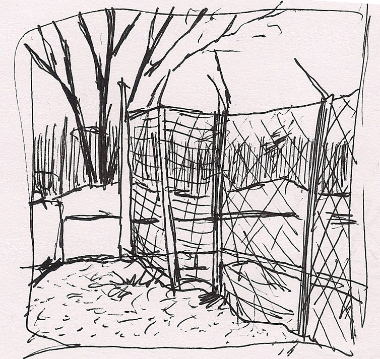 Barbed Wire Fence Drawing Barbed Wire Fence Drawing