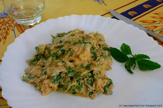 Oeufs brouillés à l'amaranthe