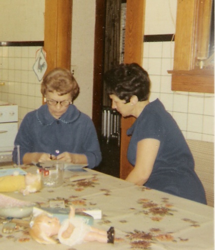 Bertha's sister Mary and her daughter Margie Foss