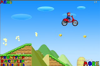 Mario Bros MotoBike, Mario Bros en una moto