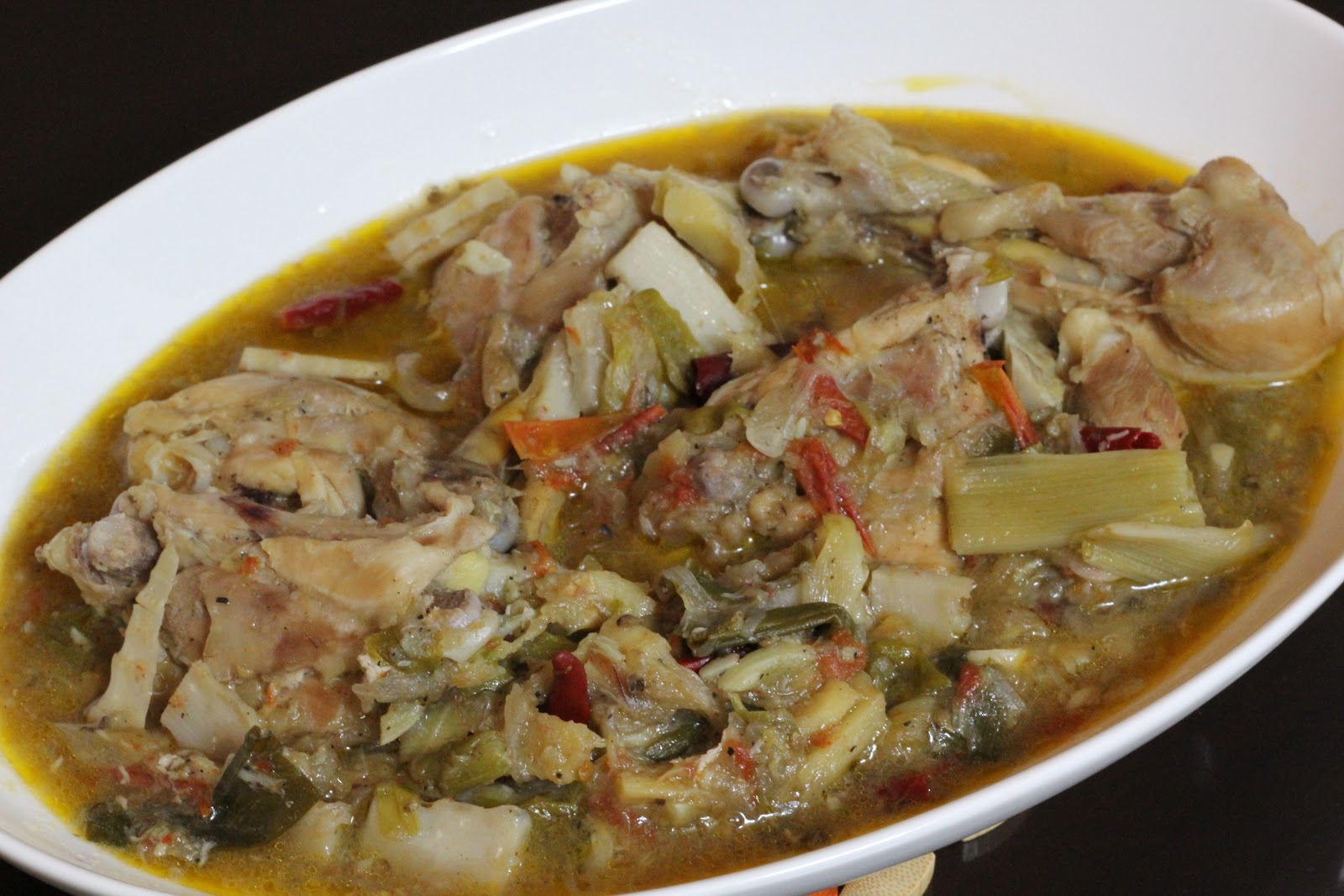 Try me from Recipe Basket....... Chicken with bamboo shoots curry